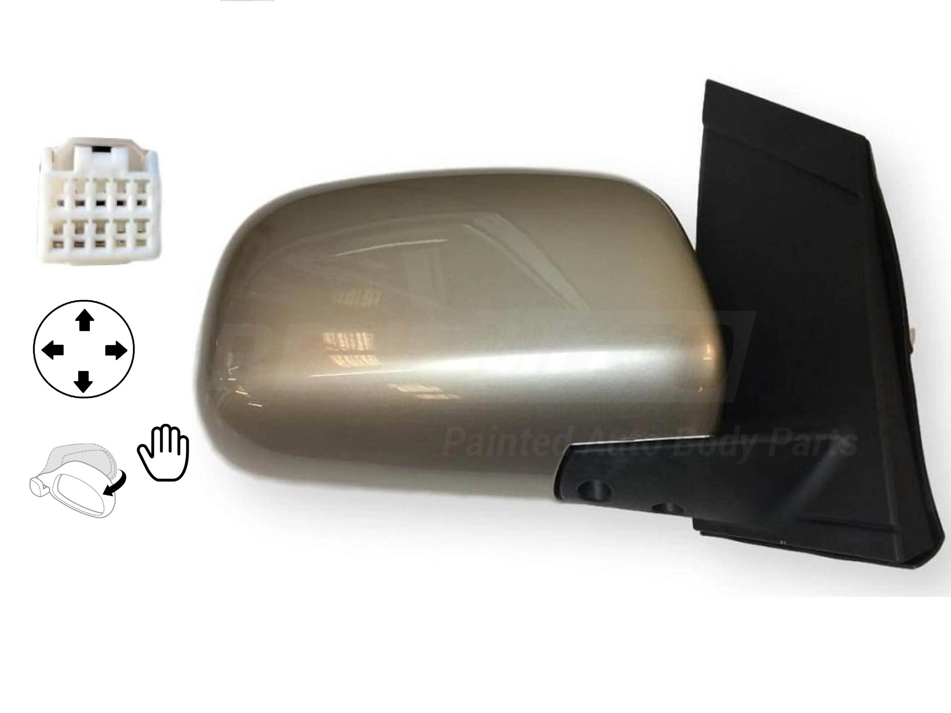2005 Toyota Sienna : Side View Mirror Painted - Image 17