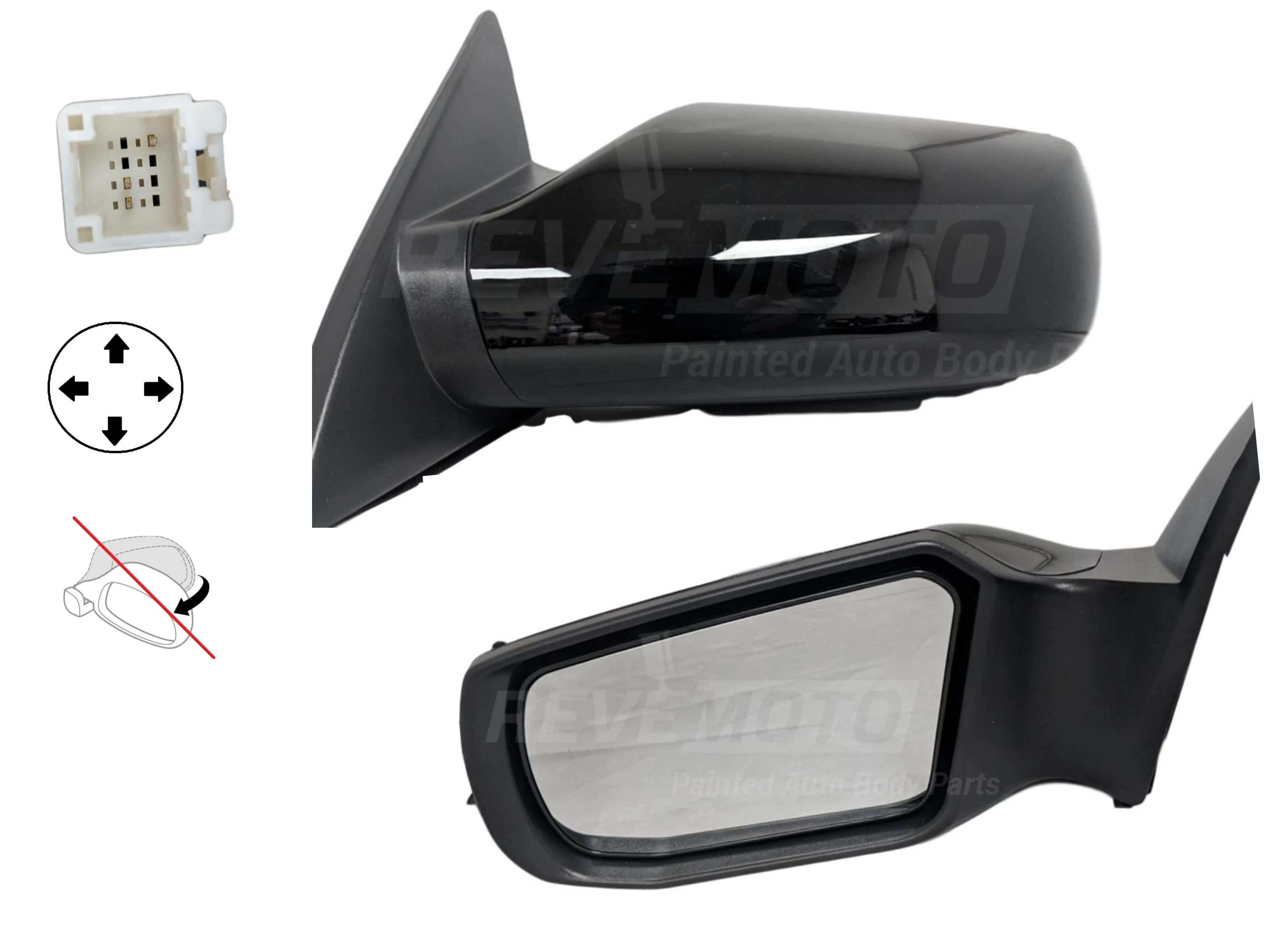2009 Nissan Altima : Side View Mirror Painted (Sedan) - Image 14