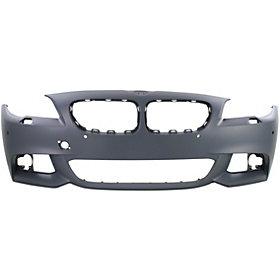 2011 BMW 535i GT : Painted Front Bumper Cover (WITH: M-Package; Park Assist Sensor Holes; CAPA Certified)