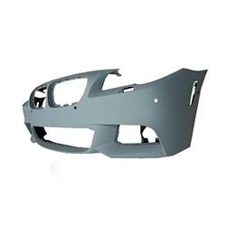 2011 BMW 535i GT : Painted Front Bumper Cover (WITH: M-Package; Park Assist Sensor Holes; CAPA Certified) - Image 2