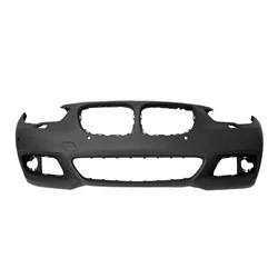 2011 BMW 550i : Front Bumper Painted (Gran Turismo | WITH: Side View Camera; Aftermarket) - Image 2