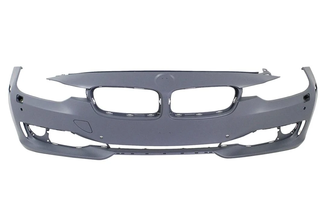2012-2015 BMW 3-Series : Front Bumper Painted (Aftermarket | WITH: Park Assist Sensor Holes)