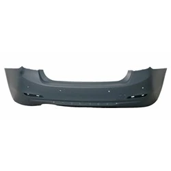2014 BMW 3-Series : Rear Bumper Painted (Sedan | WITH:  Park Assist Sensor Holes, Molding Holes) - Image 2