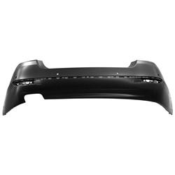 2015 BMW 528i : Rear Bumper Painted (WITHOUT: M-Package | WITH: Park Assist Sensor Holes; Aftermarket)