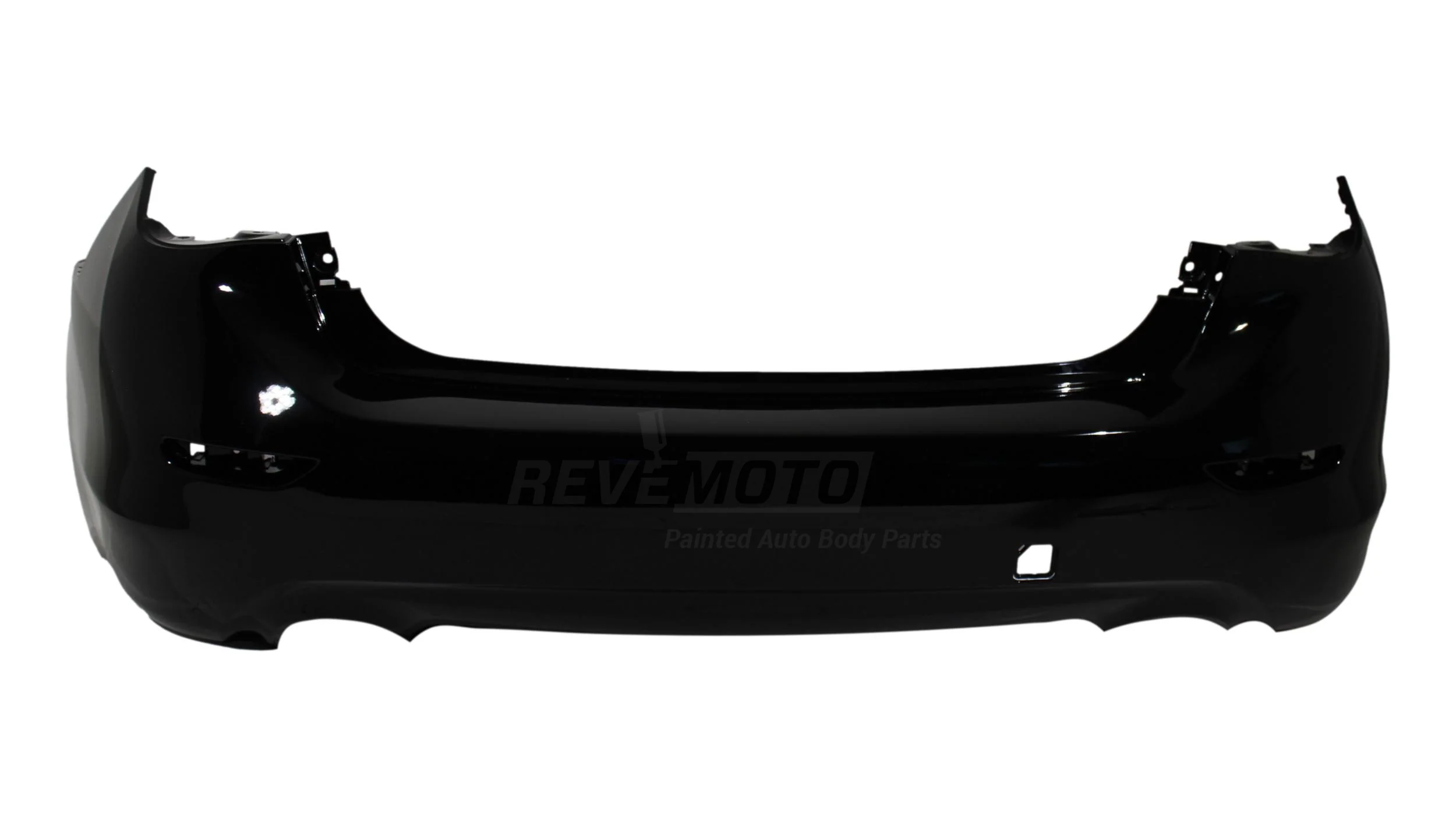 2014-2017 Infiniti Q50 : Rear Bumper Painted (WITHOUT: Park Assist Sensor Holes) - Image 7