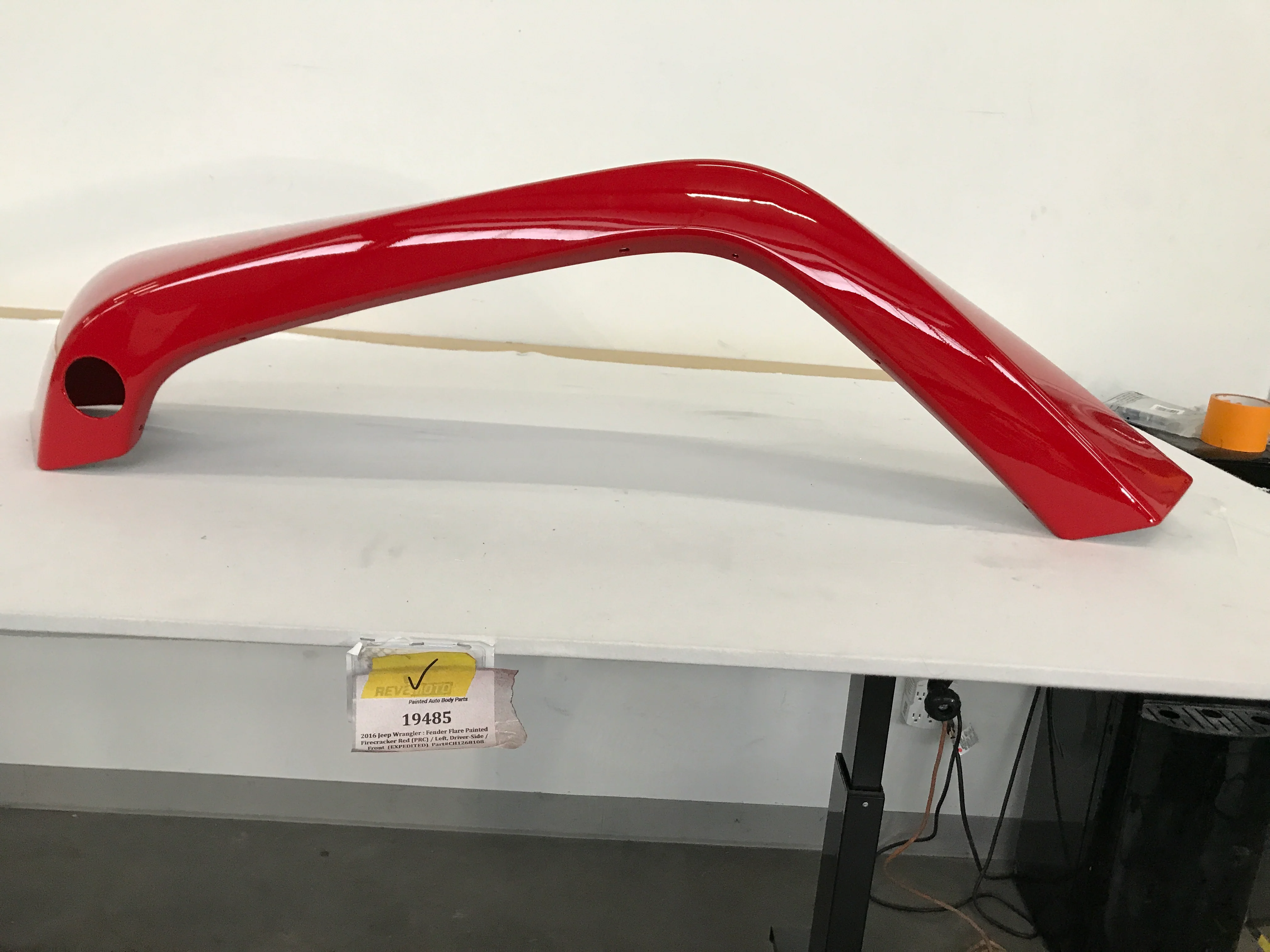 2018 Jeep Wrangler JK : Front Fender Flare Painted (Left, Driver-Side) - Image 26