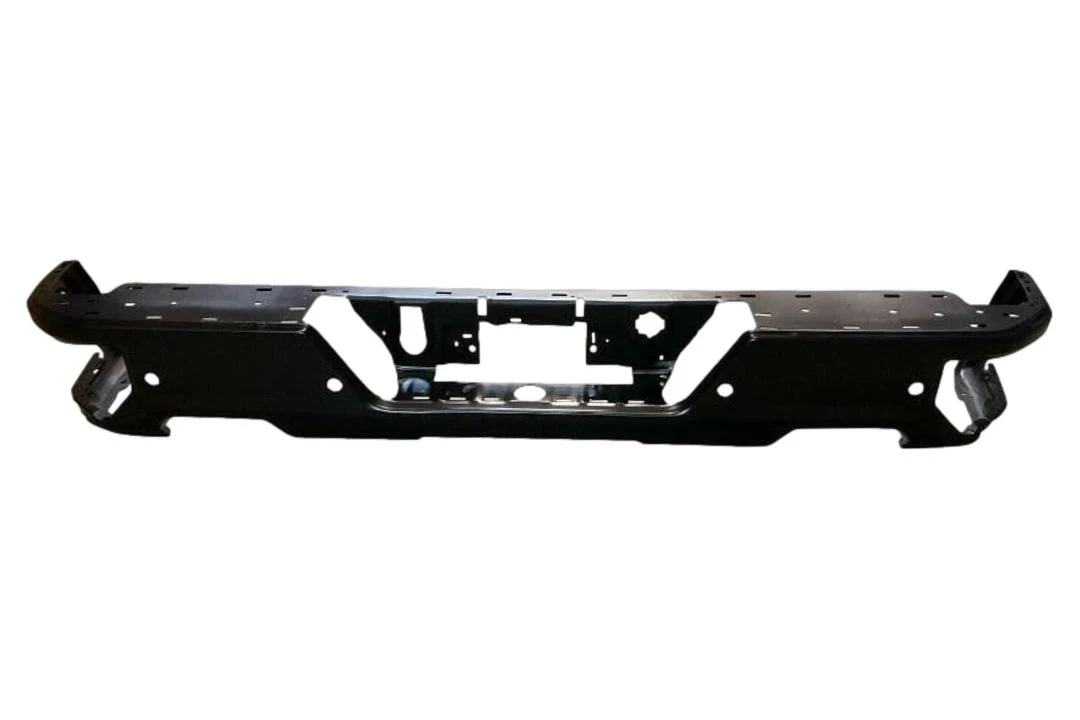 2019-2025 GMC Sierra : Rear Bumper Painted (1500/Dual Exhaust | WITH: Park Assist Sensor Holes)