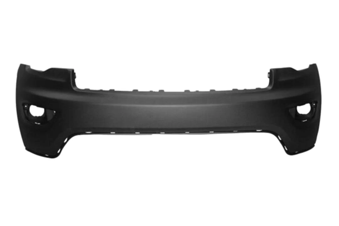 2017-2021 Jeep Grand Cherokee : Front Bumper Painted (WITHOUT: Park Assist Sensor Holes) - Image 4